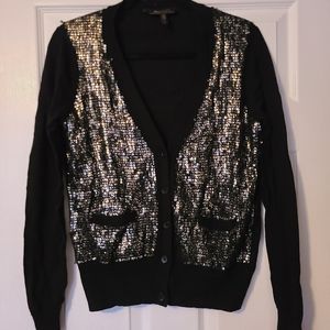 BCBG sequin cardigan